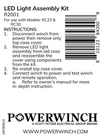 LED Light Kit- R2001