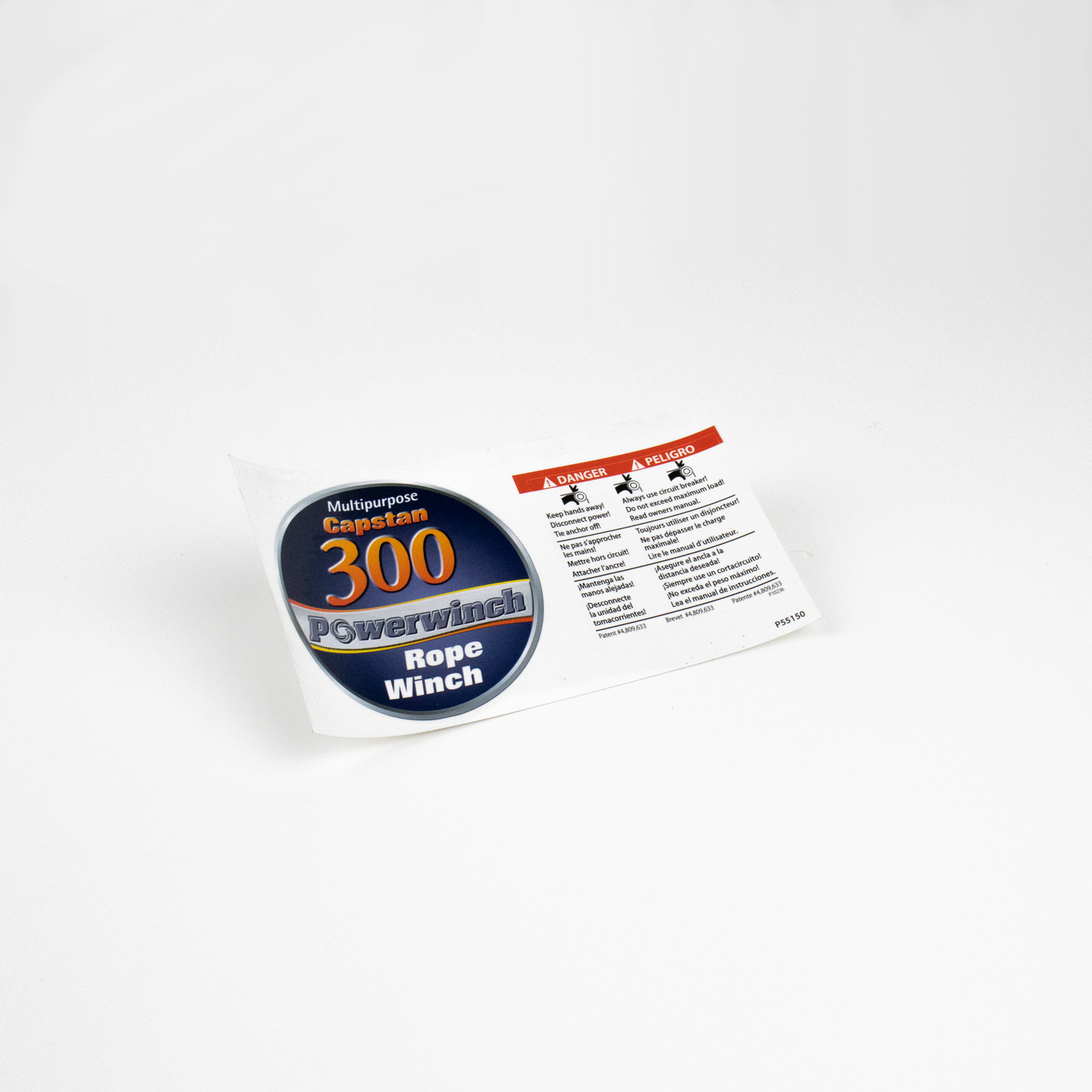 Multipurpose Capstan 300 Decal- P55150