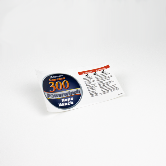 Multipurpose Capstan 300 Decal- P55150