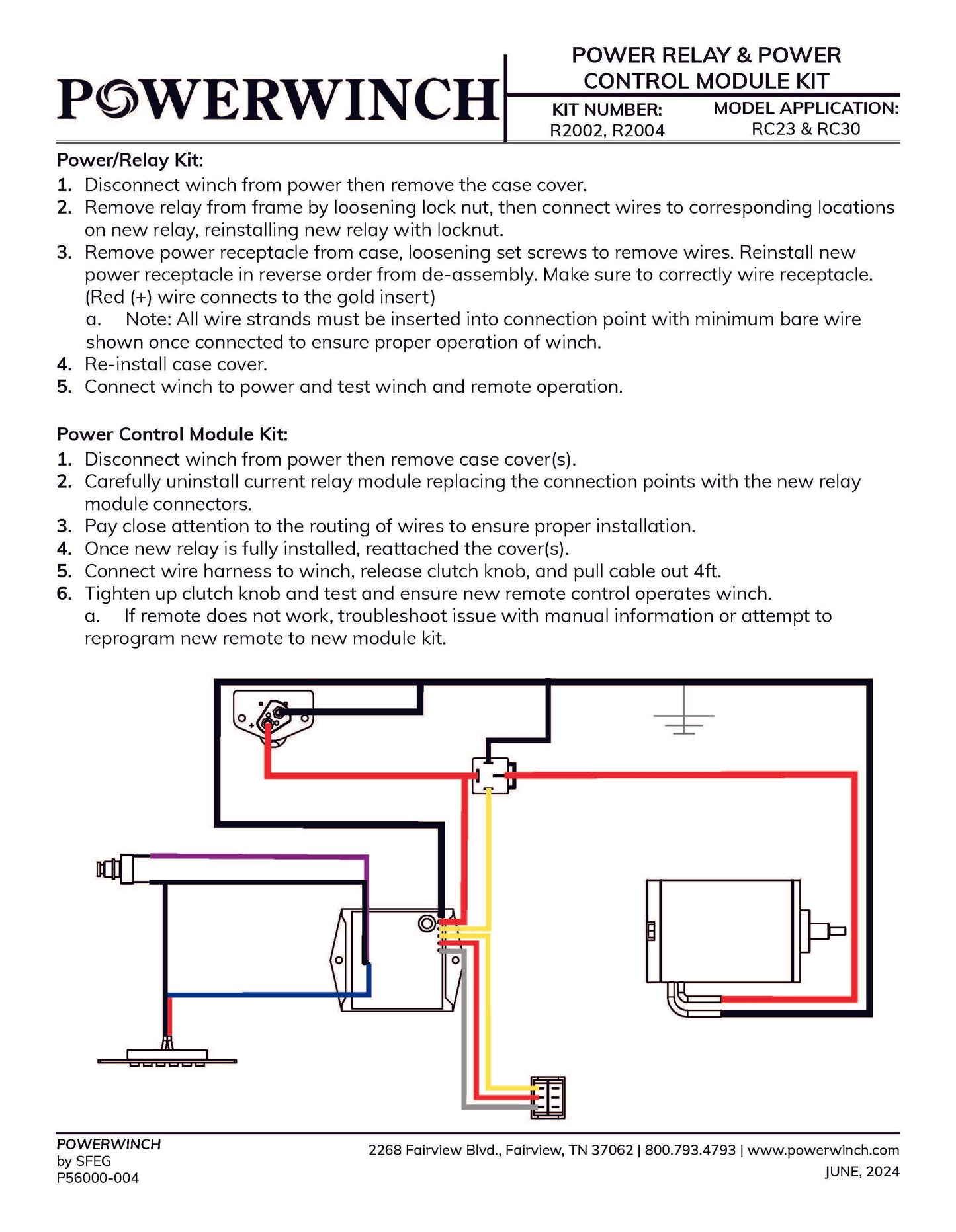 Power/Relay Kit- R2002