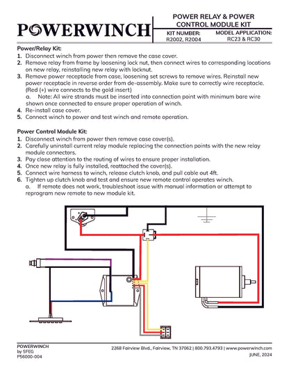 Power/Relay Kit- R2002