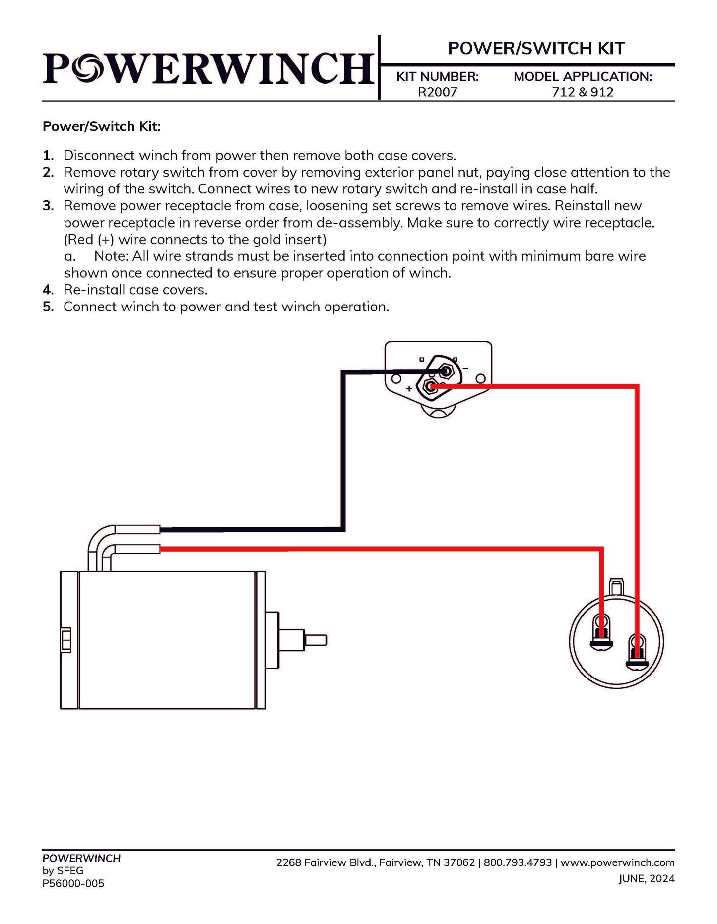 Power/Switch Kit- R2007