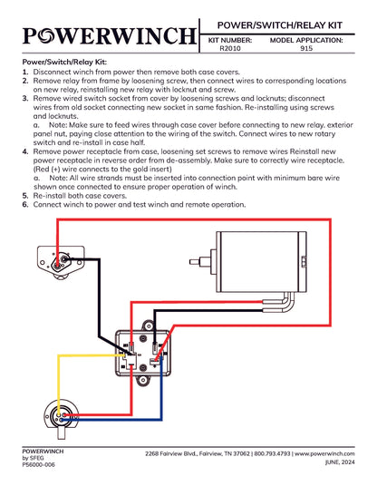 Power/Switch/Relay Kit- R2010